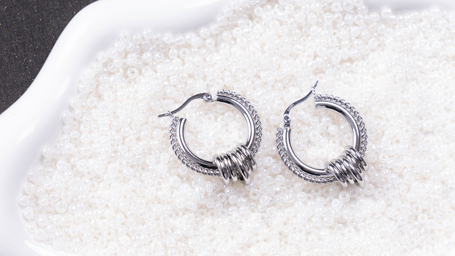 BOUCLES D'OREILLES VÎN