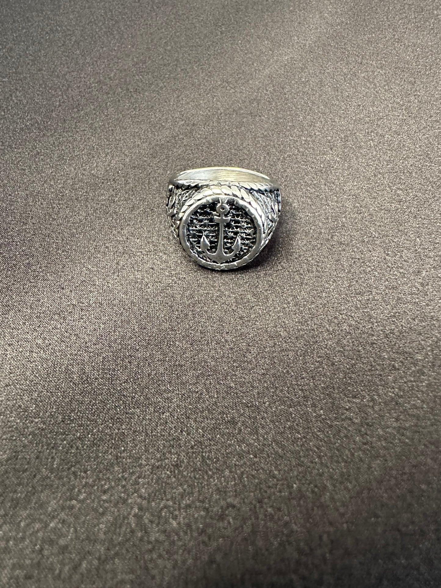 Bague homme acier inoxydable couleur argent Avjîn Paris Seyyah