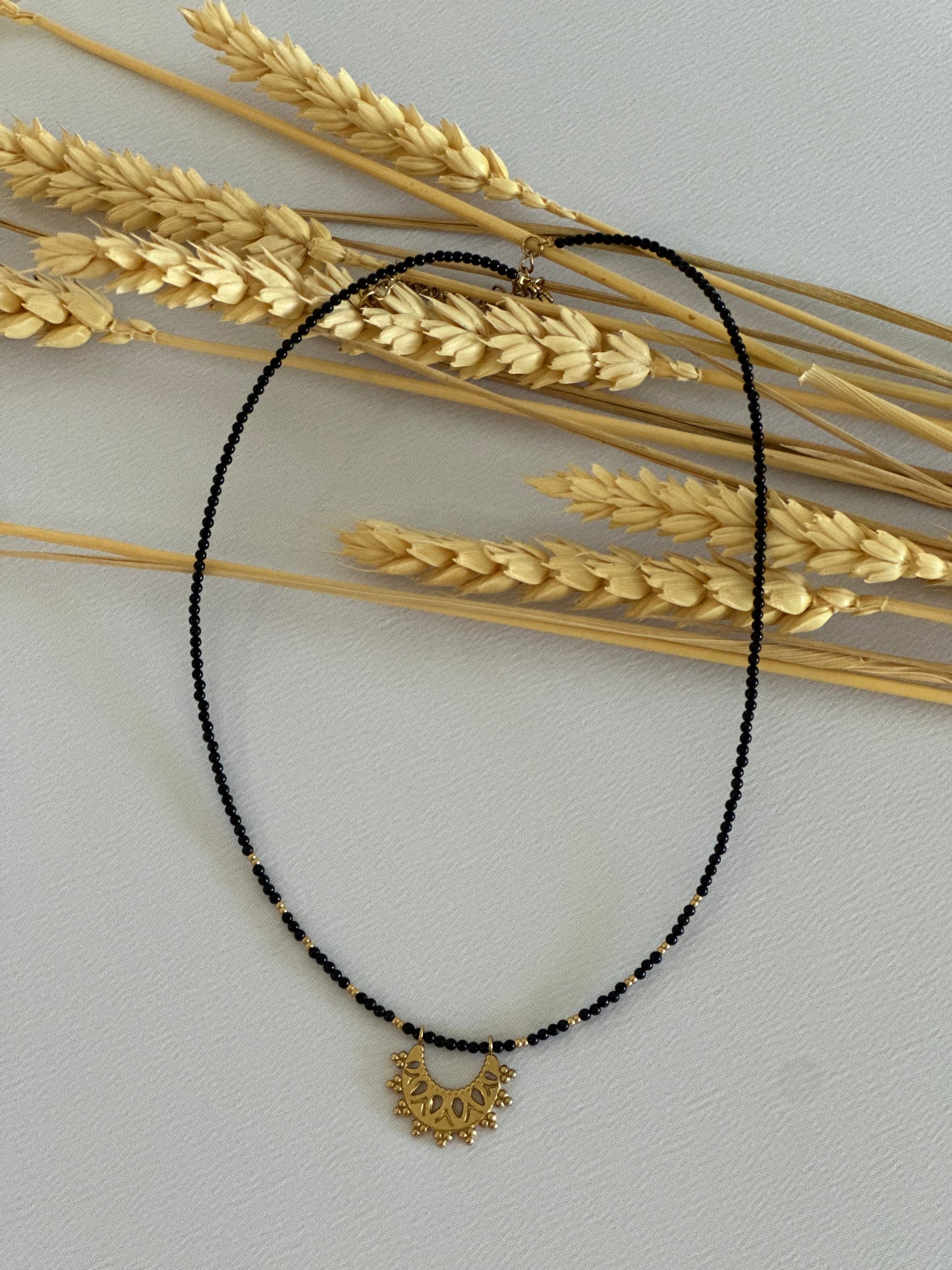 Collier femme acier inoxydable couleur or Avjîn Paris Mesopotamie