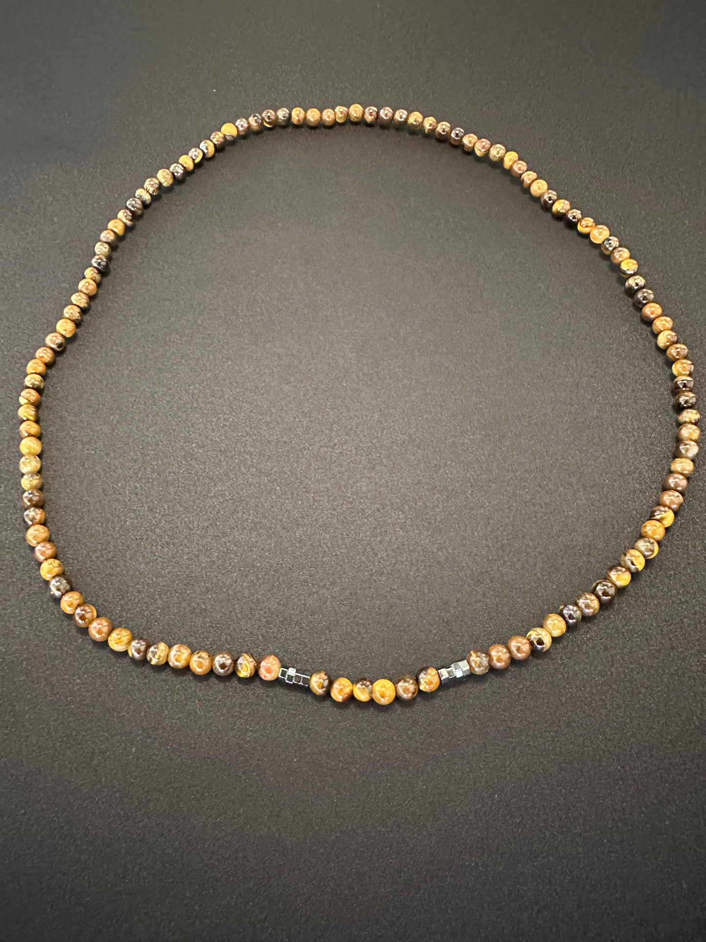 Collier homme acier inoxydable couleur pierre Avjîn Paris Pir