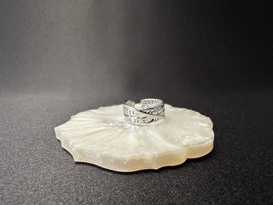 Bague femme acier inoxydable couleur argent Avjîn Paris Dalila