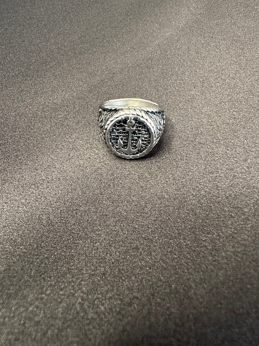 Bague homme acier inoxydable couleur argent Avjîn Paris Seyyah