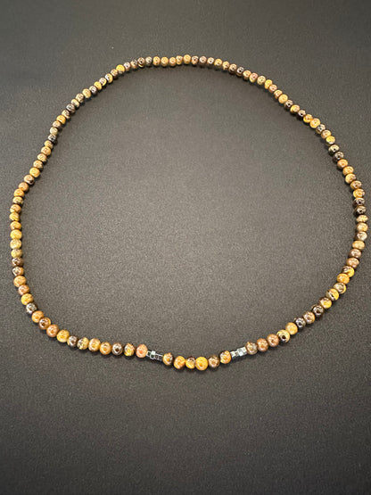Collier homme acier inoxydable couleur pierre Avjîn Paris Pir